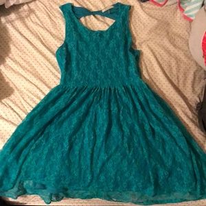 Pretty blue lace dress size M